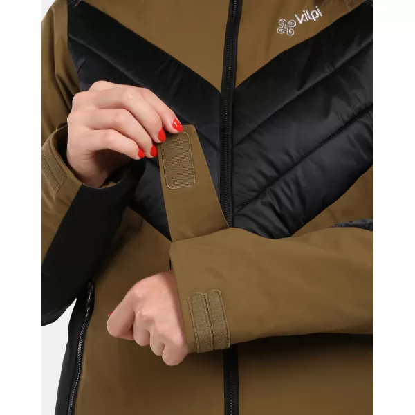  Ženska skijaška jakna KILPI LIN-W WL0110KI KAKI 