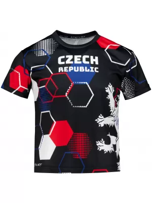 Dječja premium funkcionalna majica ALTISPORT VOJ/ALK036TR01 CRNA