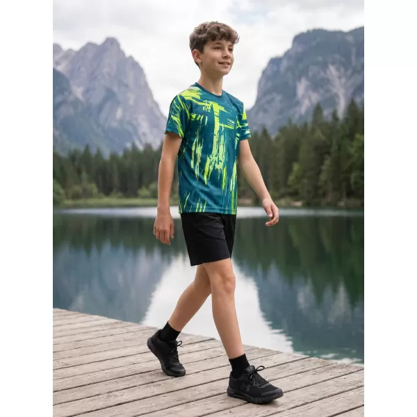  Dječja premium funkcionalna majica ALTISPORT VOJ/ALK010TR01 KEROZIN/ŽUTA 