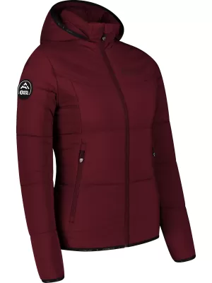 Ženska zimska jakna NORDBLANC ICEFLOES NBWJL8075 TAMNOCRVENA