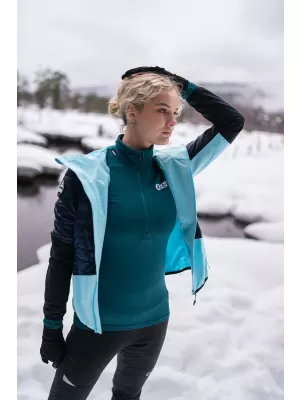 Ženska termo majica NORDBLANC FLOATY NBBLD7975 ZELENA