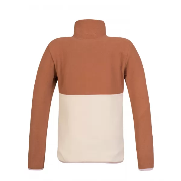  Dječji sweatshirt HANNAH MINT JR ARGANOVO ULJE/SMEĐA RIŽA 