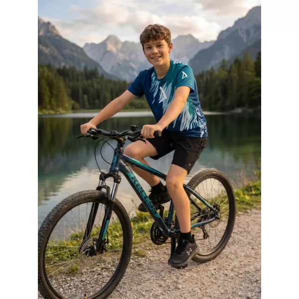  Dječja premium funkcionalna majica ALTISPORT VOJ/ALK006TR01 KEROZIN/PLAVA 