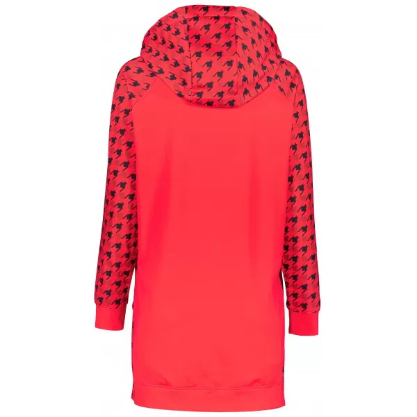  Ženski funkcionalni produljeni sweatshirt premium ALTISPORT VOJ/ALW048MI03 CRVENA 
