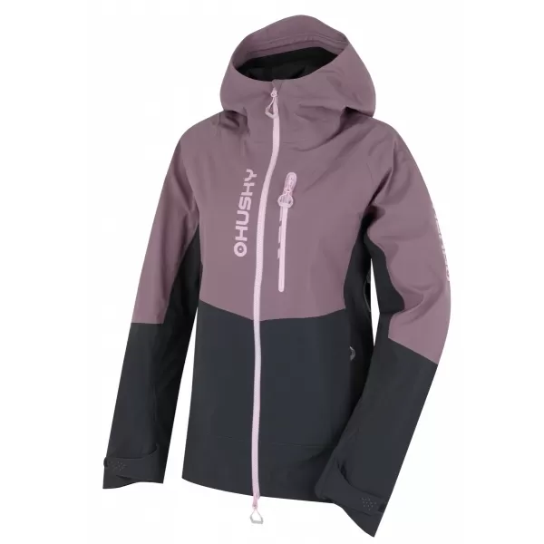  Ženska hardshell jakna HUSKY NICCO L LJUBIČASTA/SIVA 