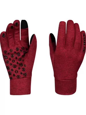 Powerfleece rukavice NORDBLANC CONTROLLER NBWG7855 TAMNOCRVENA