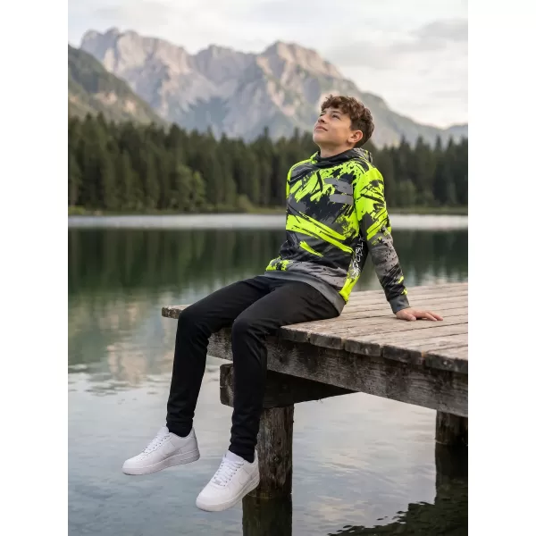  Dječja vrhunska funkcionalna majica ALTISPORT VOJ/ALK014MI01 CRNO/ZELENO 
