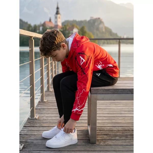  Dječja vrhunska funkcionalna majica ALTISPORT VOJ/ALK004MI01 CRVENA 
