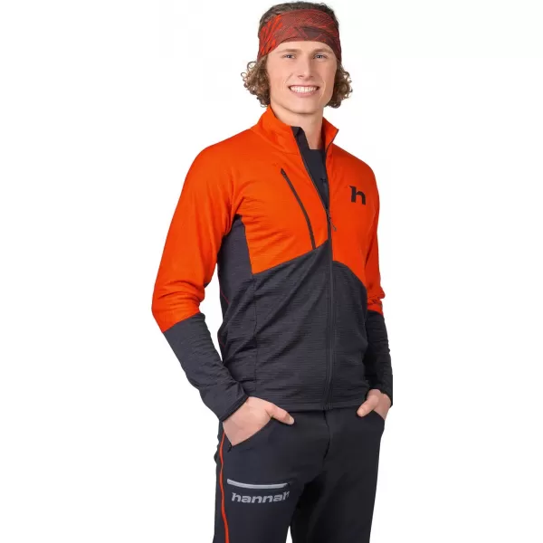  Muški sweatshirt HANNAH NIRO PIKANTNA NARANČA/ANTRACIT MEL 