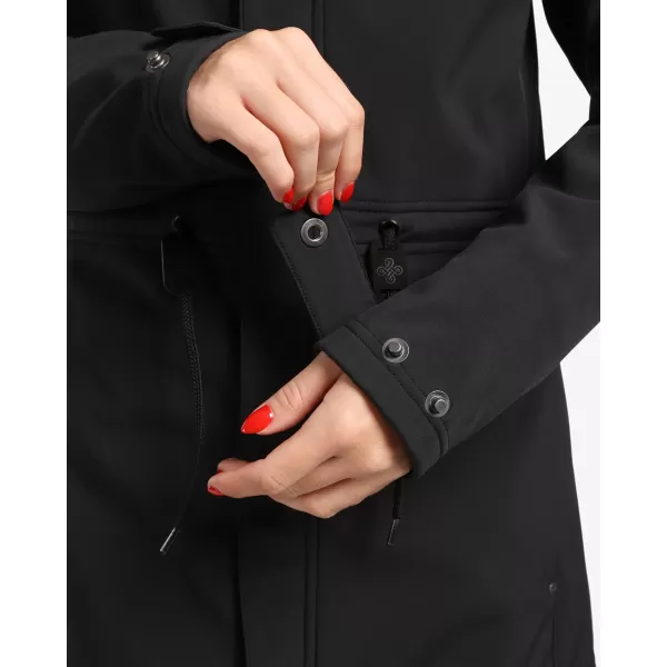  Ženski softshell kaput KILPI LASIKA-W WL0136KI CRNA 