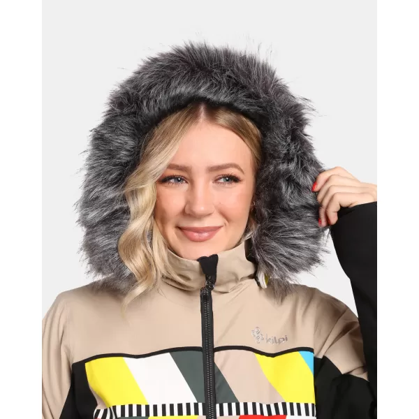  Ženska skijaška jakna KILPI CLAIR-W WL0107KI BEŽ 