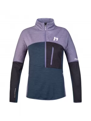 Ženski sweatshirt HANNAH MEDA HZ LAVANDA SIVA/SLOJEVITO S ML