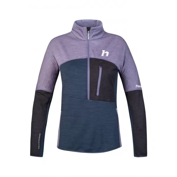  Ženski sweatshirt HANNAH MEDA HZ LAVANDA SIVA/SLOJEVITO S ML 