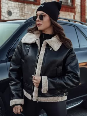 Ženska jakna DSTREET SHEREB CRNI