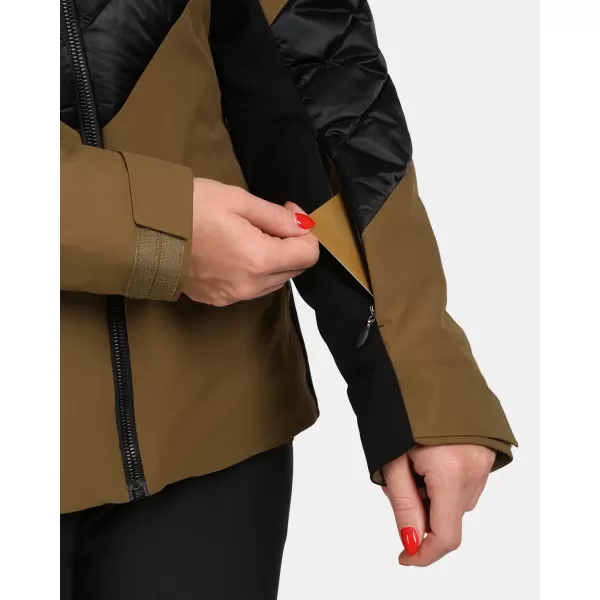  Ženska skijaška jakna KILPI LIN-W WL0110KI KAKI 