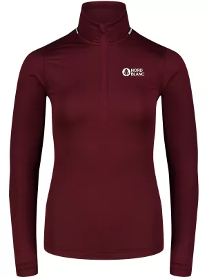 Ženska termo majica NORDBLANC FLOATY NBBLD7975 TAMNOCRVENA