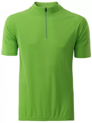 Muški biciklistički dres ALTISPORT NoPrint NP/ALM215NJ ZELENA LIMETA