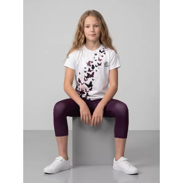  Dječja premium funkcionalna majica ALTISPORT VOJ/ALK022TR01 BIJELA 