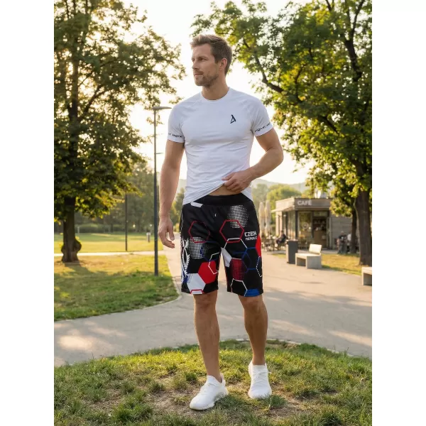  Muške premium funkcionalne kratke hlače bez džepova ALTISPORT VOJ/ALM036KRA02 HEKSA CRNA 