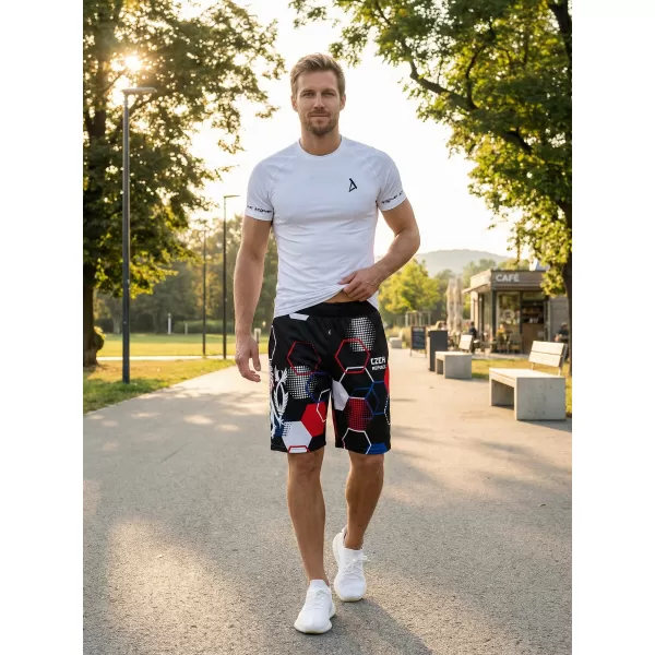  Muške premium funkcionalne kratke hlače bez džepova ALTISPORT VOJ/ALM036KRA02 HEKSA CRNA 