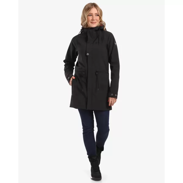  Ženski softshell kaput KILPI LASIKA-W WL0136KI CRNA 