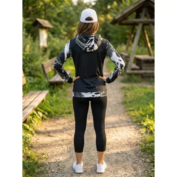  Ženska vrhunska funkcionalna majica ALTISPORT VOJ/ALW039MI01 CRNO/BIJELO 