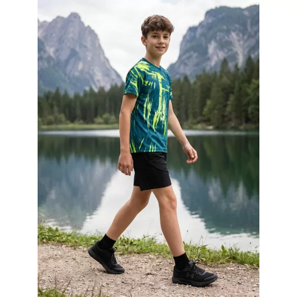  Dječja premium funkcionalna majica ALTISPORT VOJ/ALK010TR01 KEROZIN/ŽUTA 