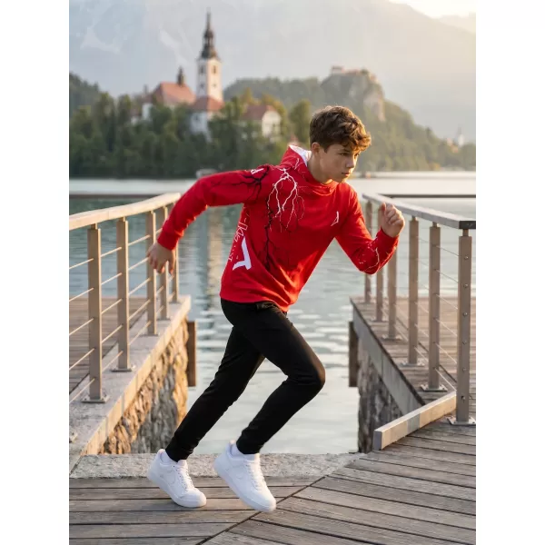  Dječja vrhunska funkcionalna majica ALTISPORT VOJ/ALK004MI01 CRVENA 