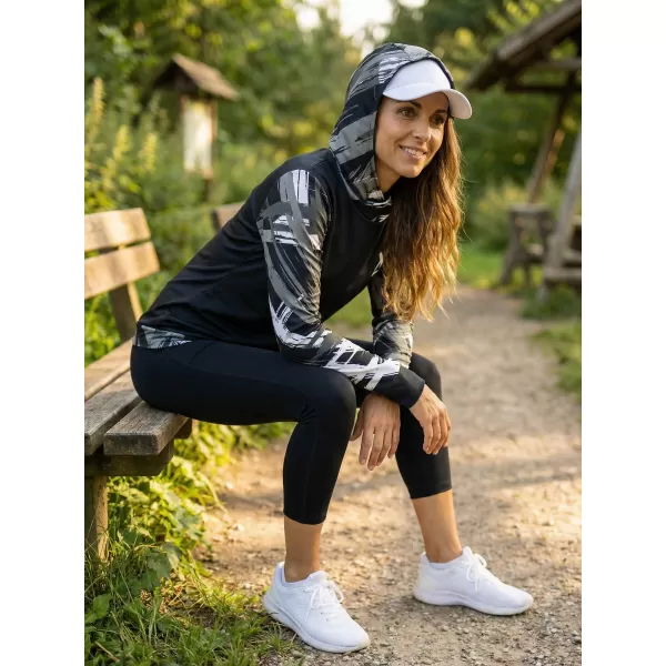  Ženska vrhunska funkcionalna majica ALTISPORT VOJ/ALW039MI01 CRNO/BIJELO 