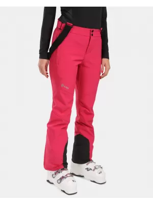 Ženske softshell skijaške hlače KILPI RHEA-W WL0409KI RUŽIČASTA