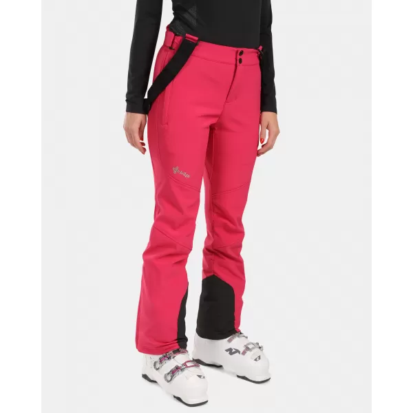  Ženske softshell skijaške hlače KILPI RHEA-W WL0409KI RUŽIČASTA 