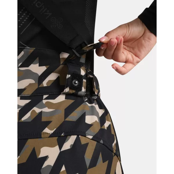  Ženske softshell skijaške hlače KILPI TORIEN-W WL0407KI KAKI 