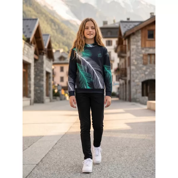  Dječja vrhunska funkcionalna majica ALTISPORT VOJ/ALK001MI01 CRNO/TIRKIZNO 