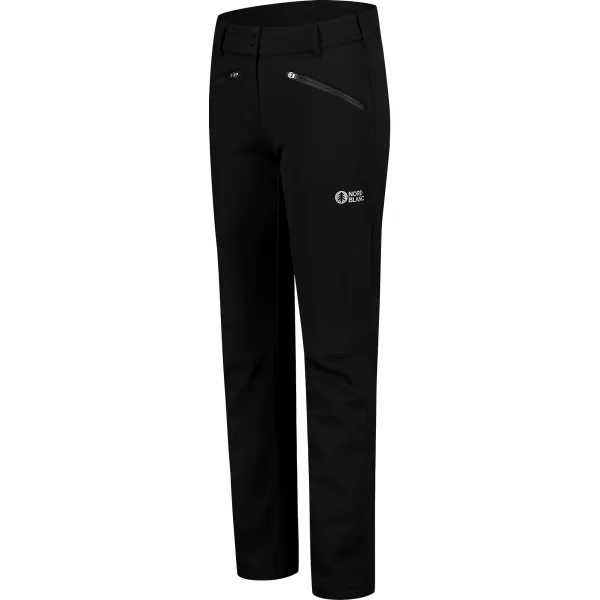  Ženske softshell hlače NORDBLANC BRAVEPATH NBFPL8097 CRNA 