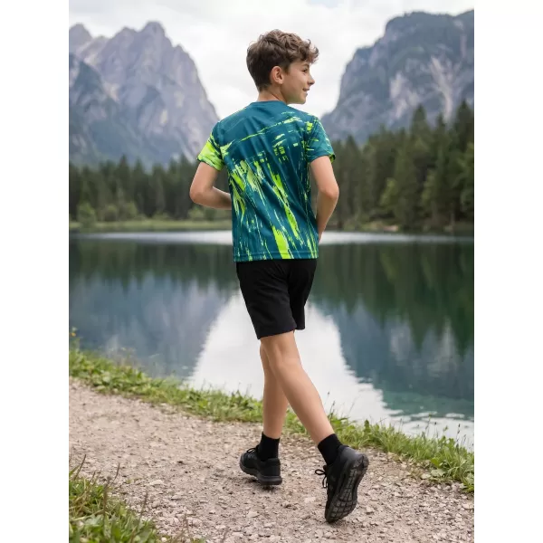  Dječja premium funkcionalna majica ALTISPORT VOJ/ALK010TR01 KEROZIN/ŽUTA 