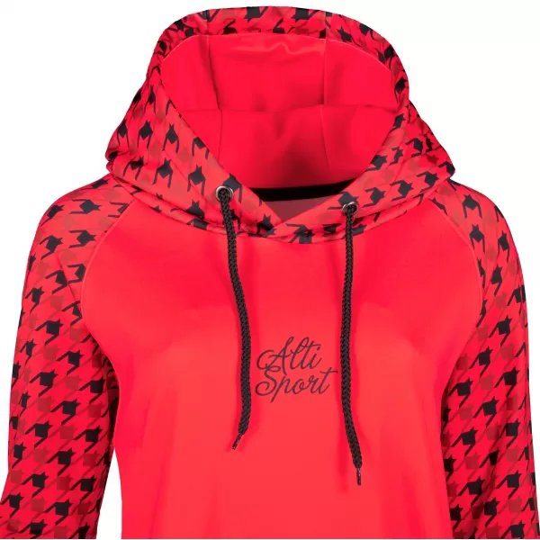  Ženski funkcionalni produljeni sweatshirt premium ALTISPORT VOJ/ALW048MI03 CRVENA 