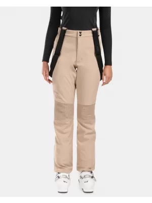 Ženske softshell skijaške hlače KILPI DIONE-W WL0408KI BEŽ