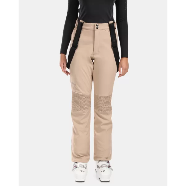  Ženske softshell skijaške hlače KILPI DIONE-W WL0408KI BEŽ 