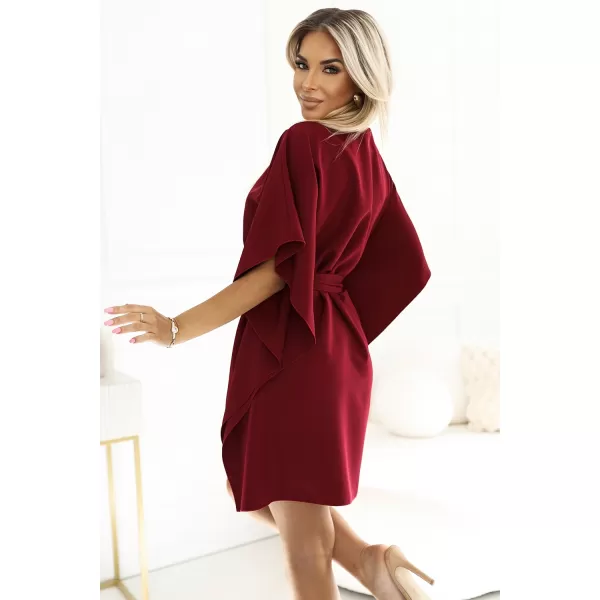  Haljina NUMOCO SOFIA 287-34 BURGUNDIJSKI 