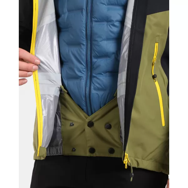 Muška hardshell jakna KILPI METRIX-M WM0136KI ZELENA 
