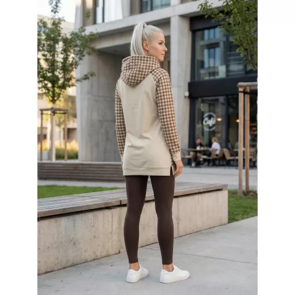  Ženski funkcionalni produljeni sweatshirt premium ALTISPORT VOJ/ALW048MI03 SMEĐA 