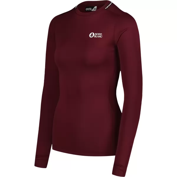  Ženska termo majica NORDBLANC LIGHTWEIGHT NBBLD7974 TAMNOCRVENA 