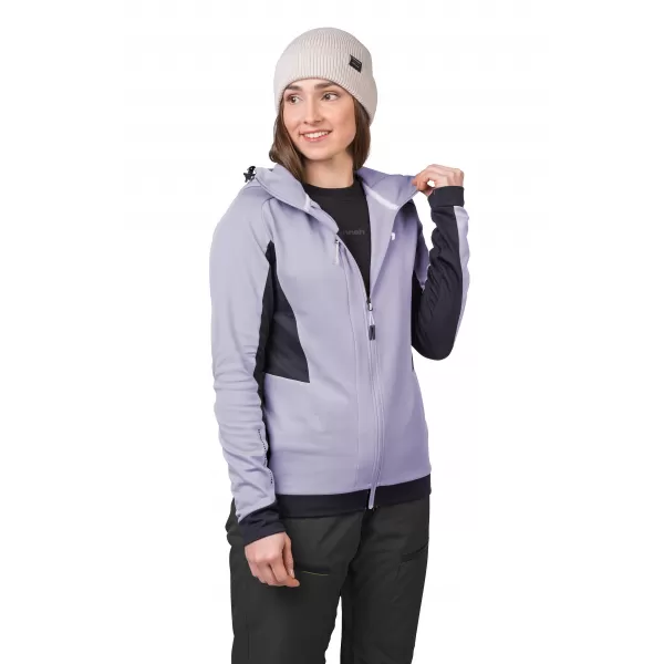  Ženski sweatshirt HANNAH NELA HOODY AURA LAVANDE/ANTRACIT 