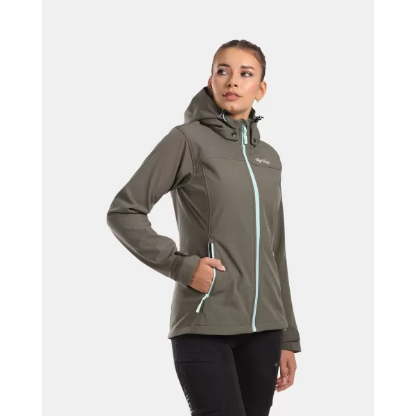  Ženska softshell jakna KILPI RAVIA-W WL0129KI TAMNO ZELENA 