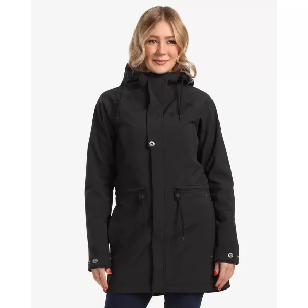  Ženski softshell kaput KILPI LASIKA-W WL0136KI CRNA 
