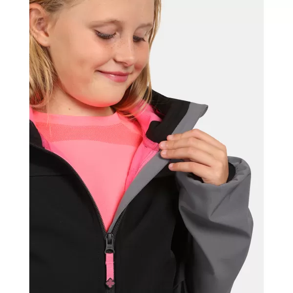  Softshell jakna za djevojčice KILPI RAVIA-J WJ0113KI CRNA 