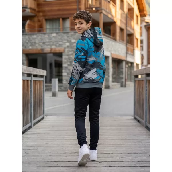  Dječja vrhunska funkcionalna majica ALTISPORT VOJ/ALK014MI01 CRNI/KEROZIN 