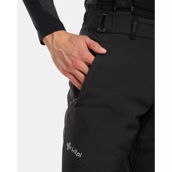  Muške softshell skijaške hlače KILPI RHEA-M WM0409KI CRNA 