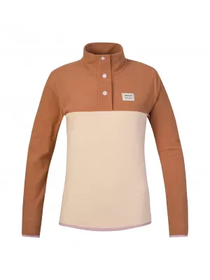 Ženski sweatshirt HANNAH NUKA ARGANOVO ULJE/SMEĐA RIŽA