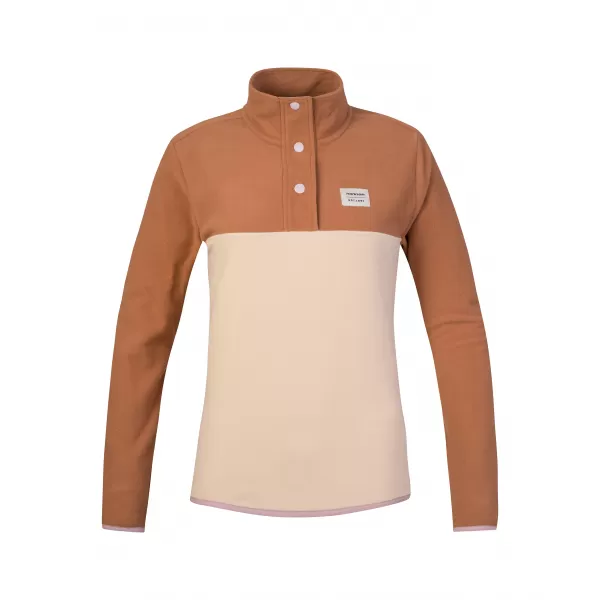  Ženski sweatshirt HANNAH NUKA ARGANOVO ULJE/SMEĐA RIŽA 